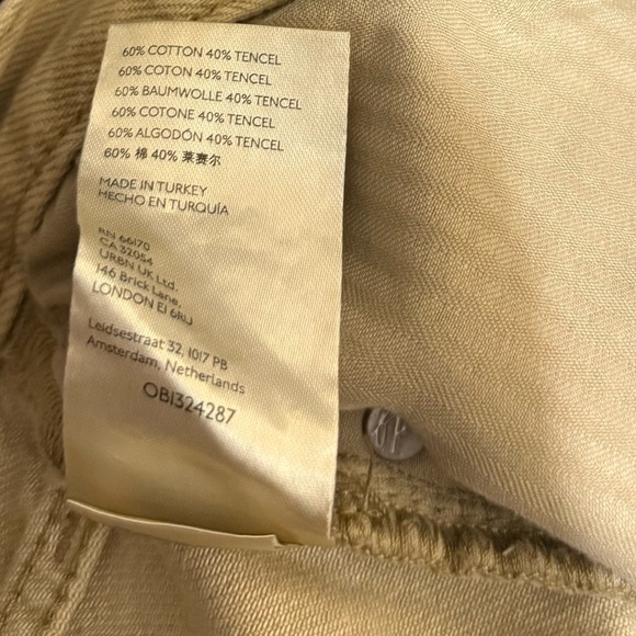 We The Free People Lasso Straight Leg Distressed Jeans In Dusty Khaki - Picture 7 of 7